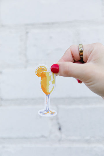 Mimosa Cocktail Sticker