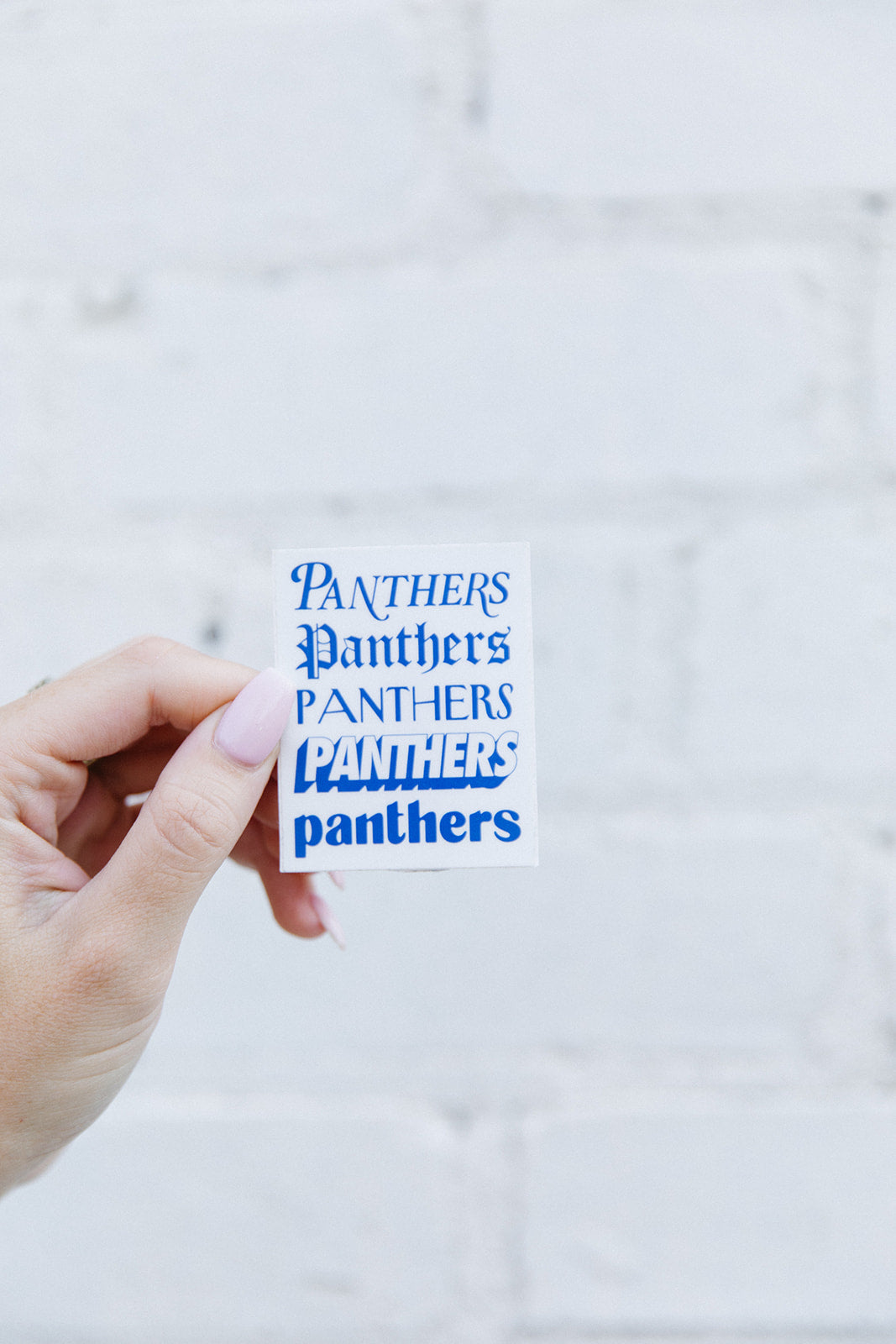 Panthers Repeating Sticker