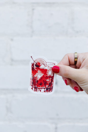 Shirley Cocktail Sticker