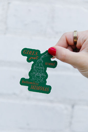 Bottomless Mimosas Sticker