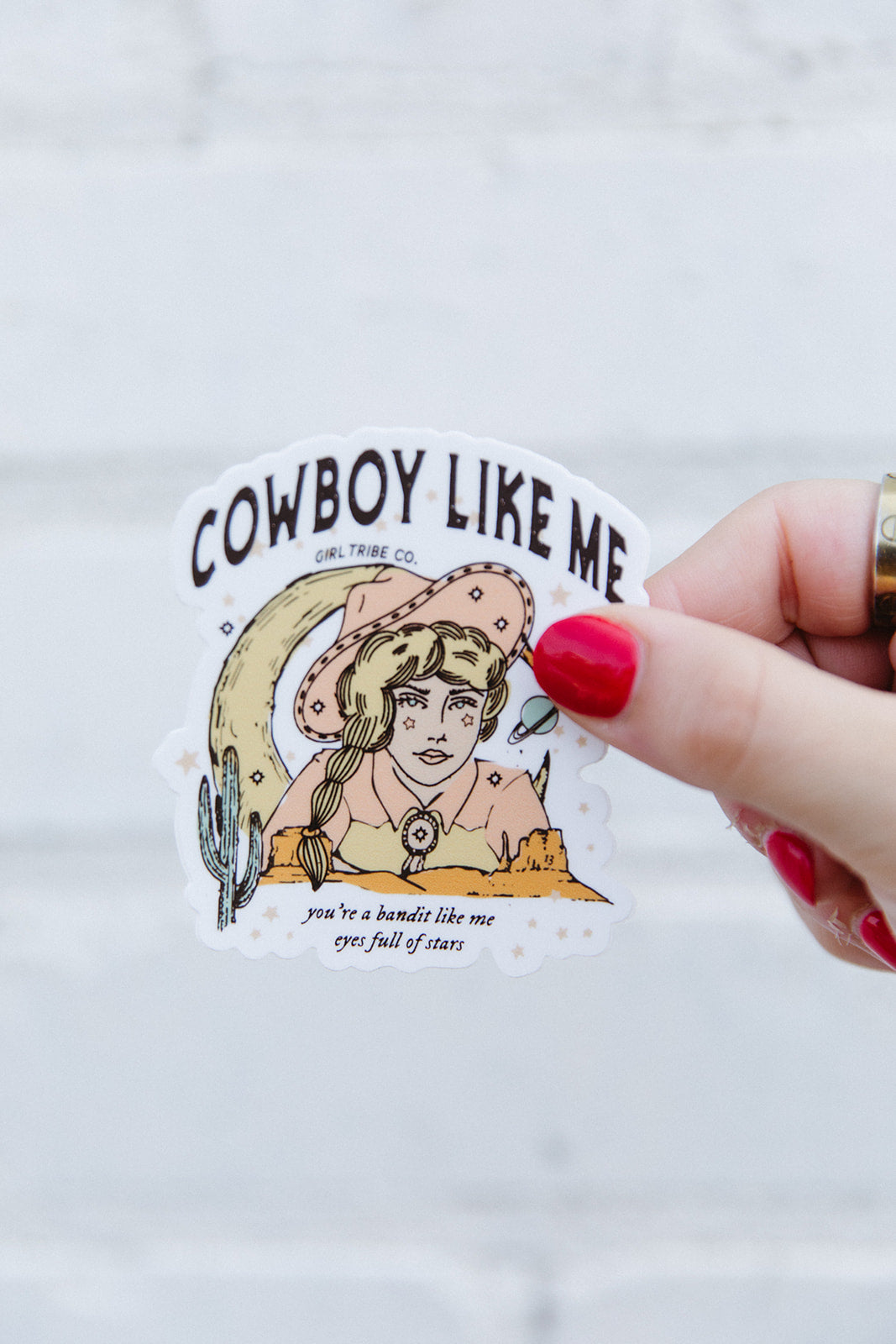 Cowboy Like Me Sticker