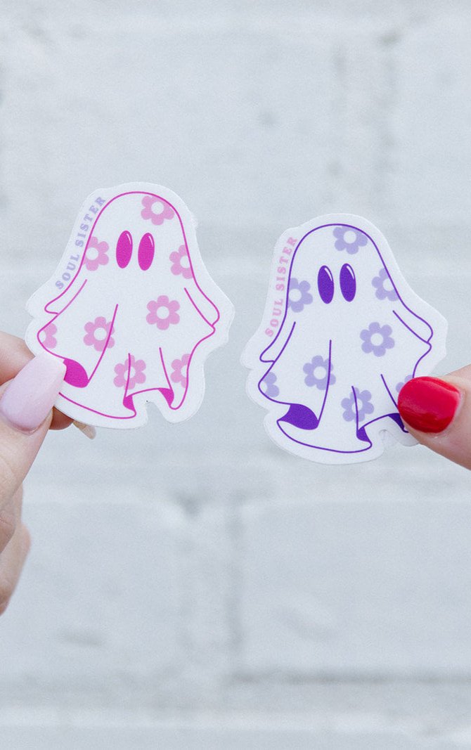 Soul Sister Sticker In Purple