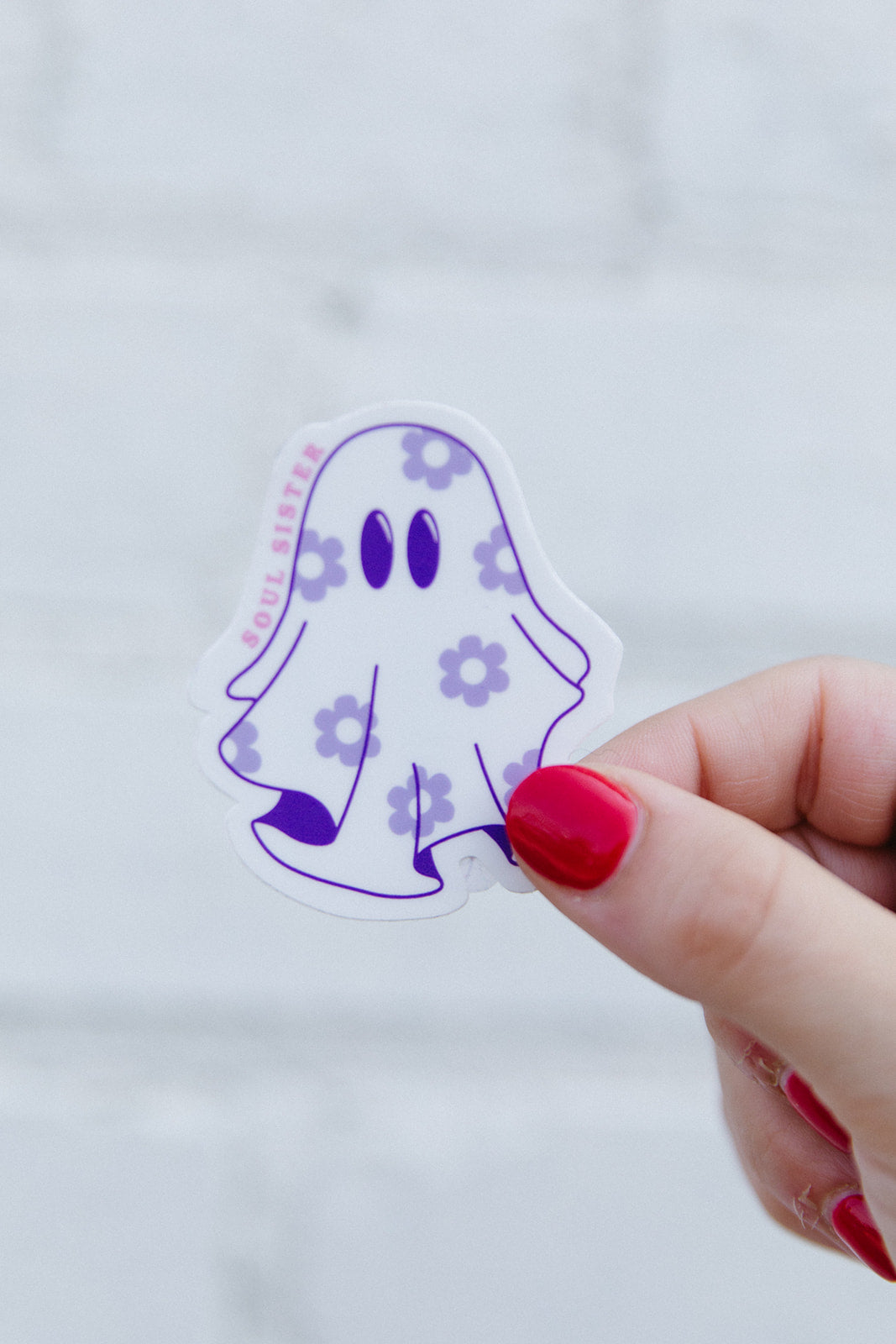 Soul Sister Sticker In Purple