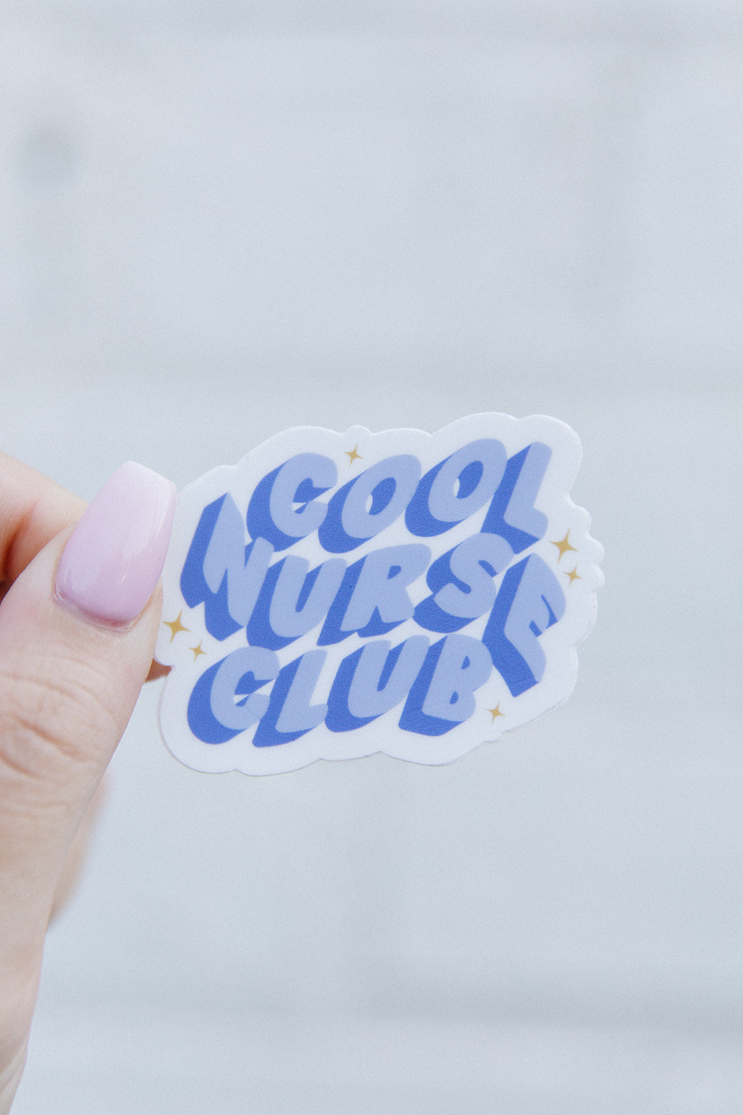 Cool Nurse Club Sticker