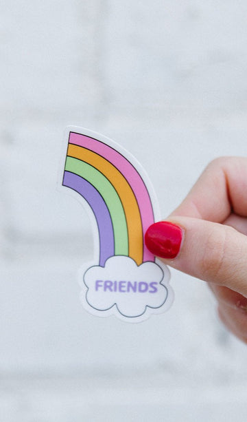 Friends Rainbow Sticker
