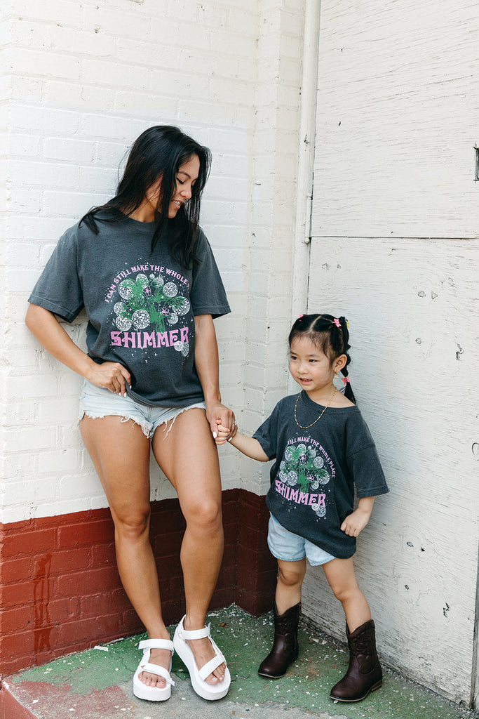 Youth Shimmer Tee - Girl Tribe Co. Miss Americana Collection