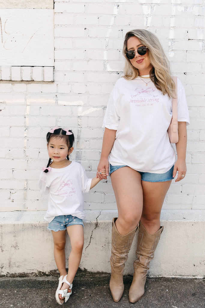 Youth Invisible String Tee - Girl Tribe Co. Miss Americana Collection