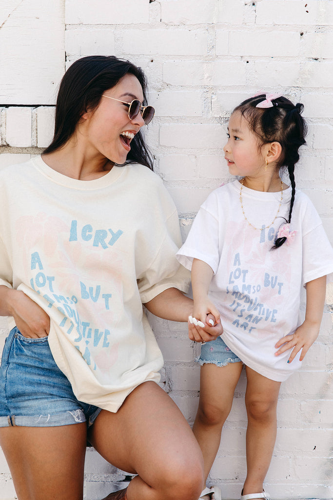 Youth I Cry A Lot Tee - Girl Tribe Co. Miss Americana Collection