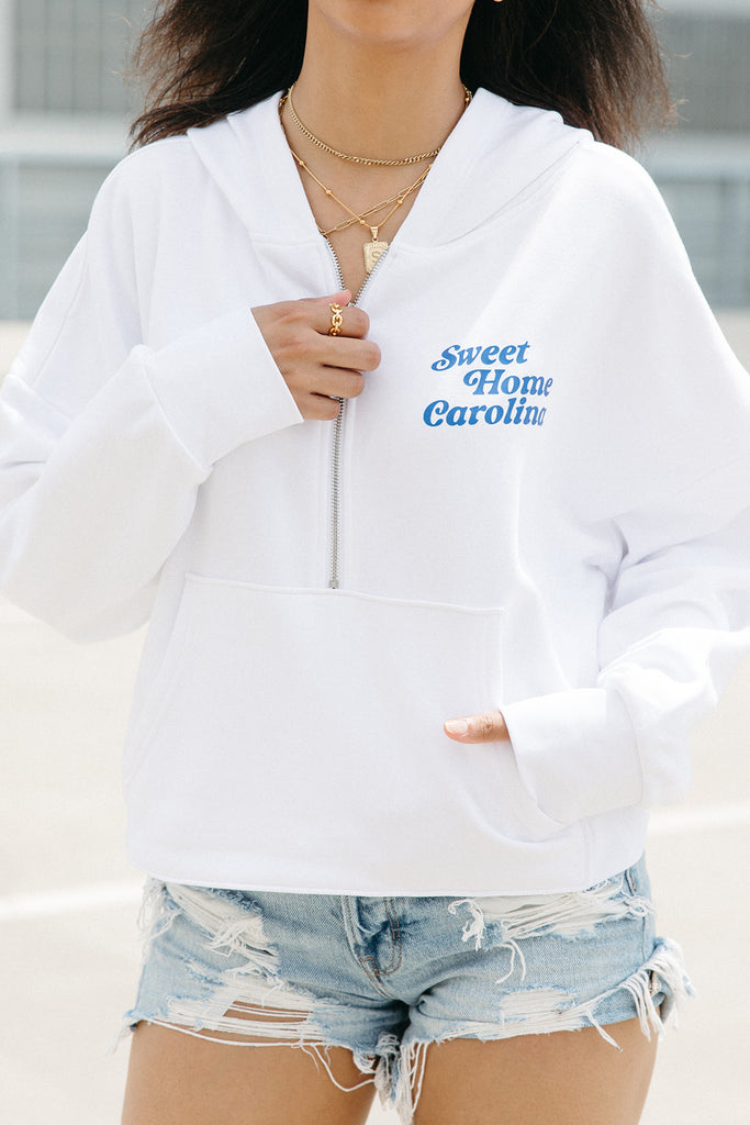 Sweet Home Carolina Half-Zip Hoodie    - Girl Tribe Co. Charlotte Collection