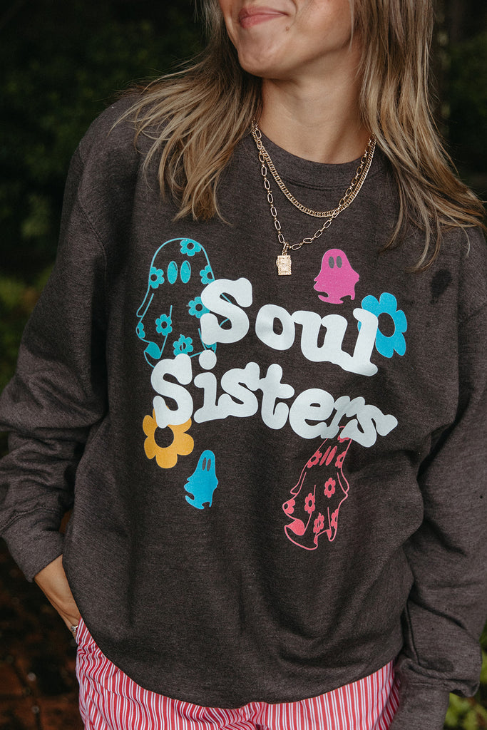 Soul Sisters Sweatshirt - Girl Tribe Co. Spooky Szn Collection