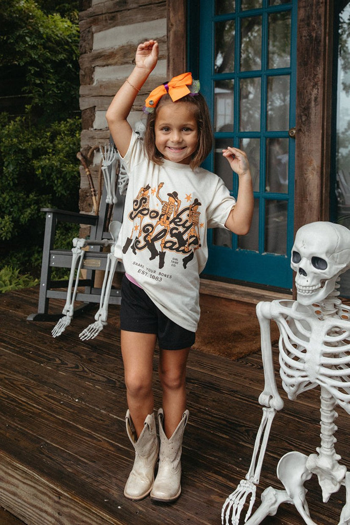 Youth Spooky Y'all Tee - Girl Tribe Co. Spooky Szn Collection