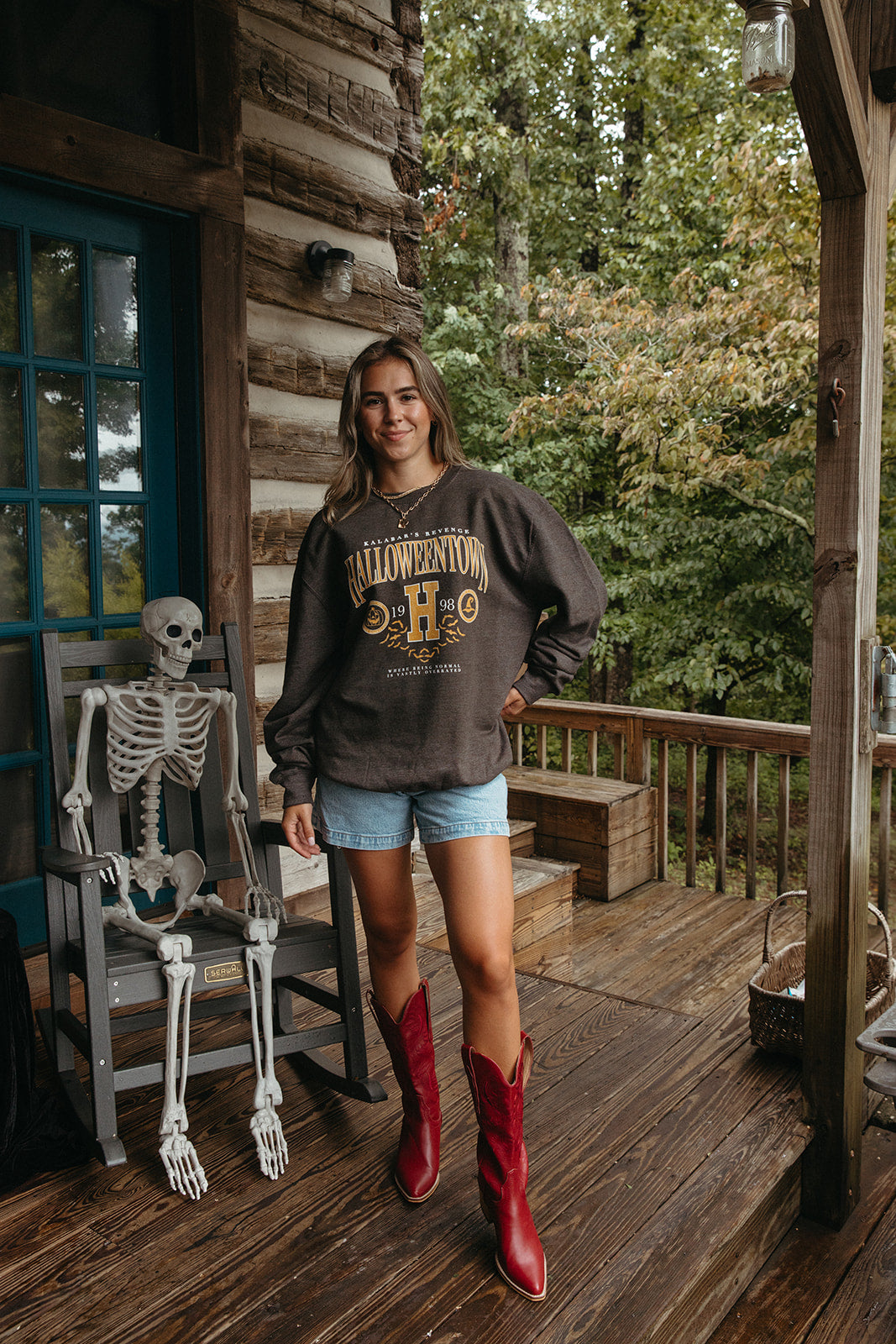 Halloweentown University Sweatshirt Girl Tribe Co