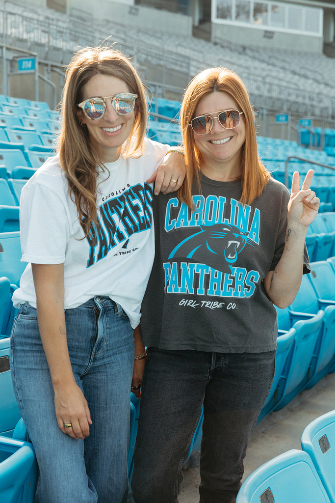 Carolina Panthers Block Tee Girl Tribe Co