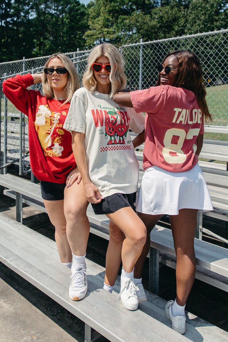 Loving Him Was Red Cherry Tee - Girl Tribe Co. Loving Him Was Red Cherry Tee - Girl Tribe Co.