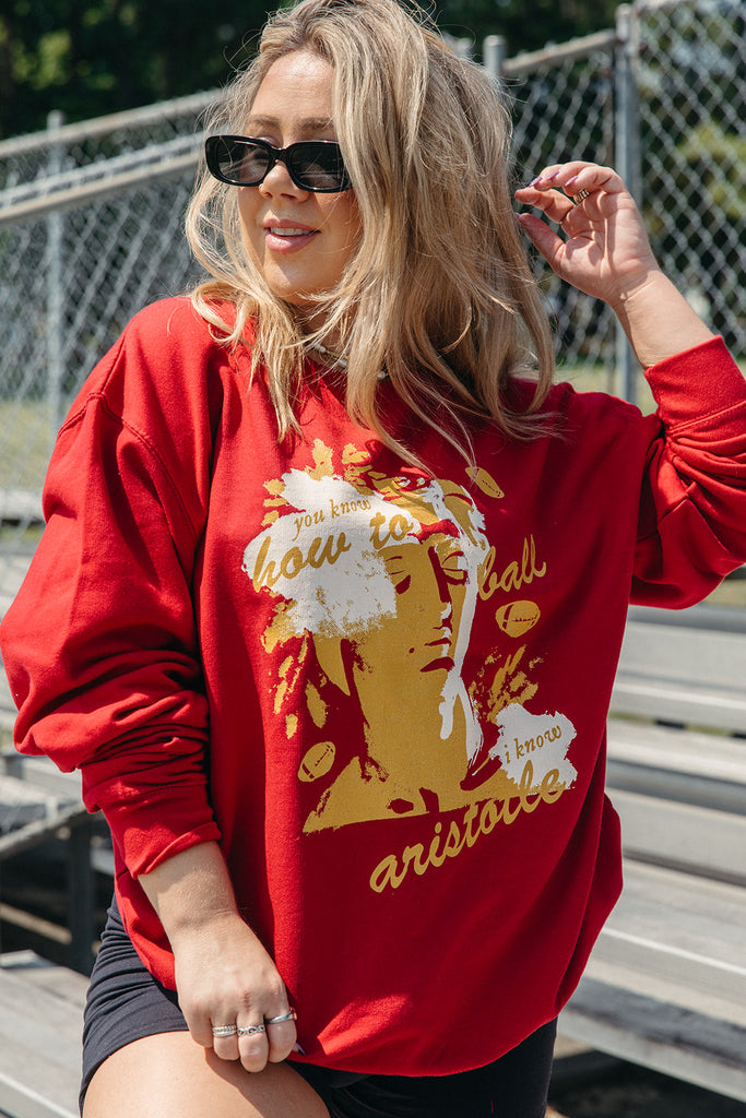 I Know Aristotle Sweatshirt - Miss Americana Collection
