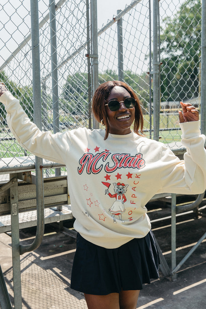 Go NC State Sweatshirt - NC State x Girl Tribe Co. Collection