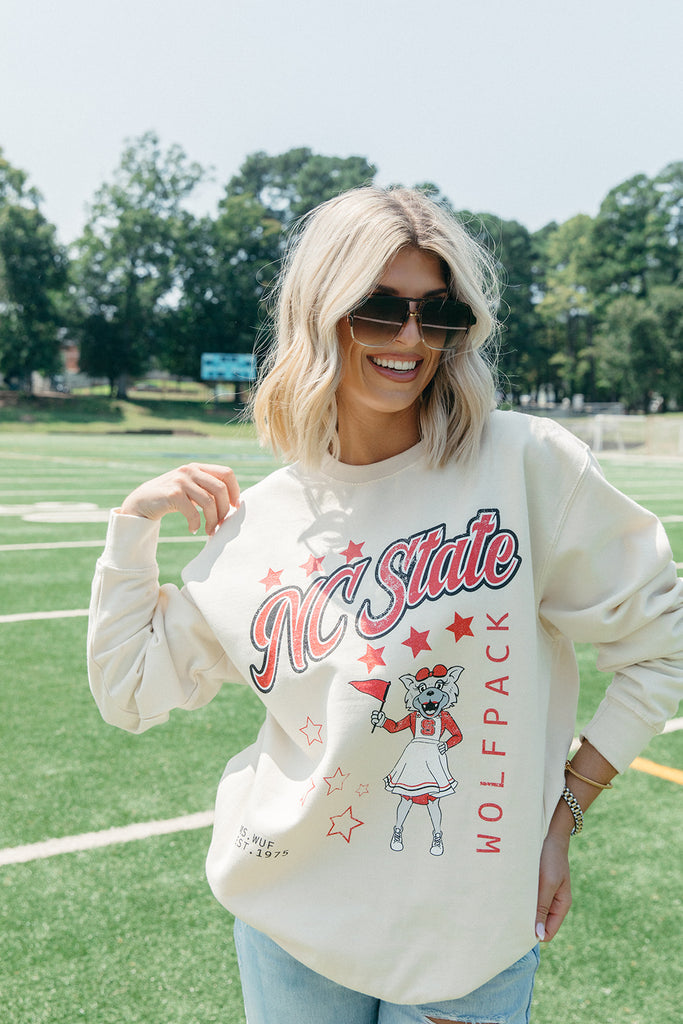 Go NC State Sweatshirt - NC State x Girl Tribe Co. Collection