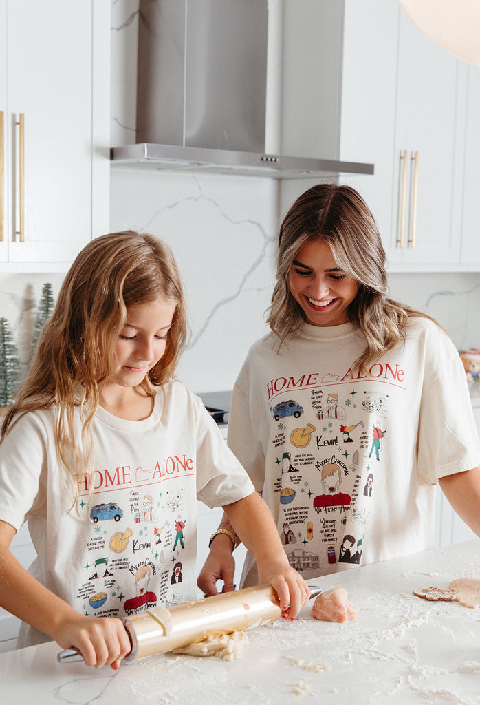 Home Alone Collage Tee- Girl Tribe Co. Holiday Collection