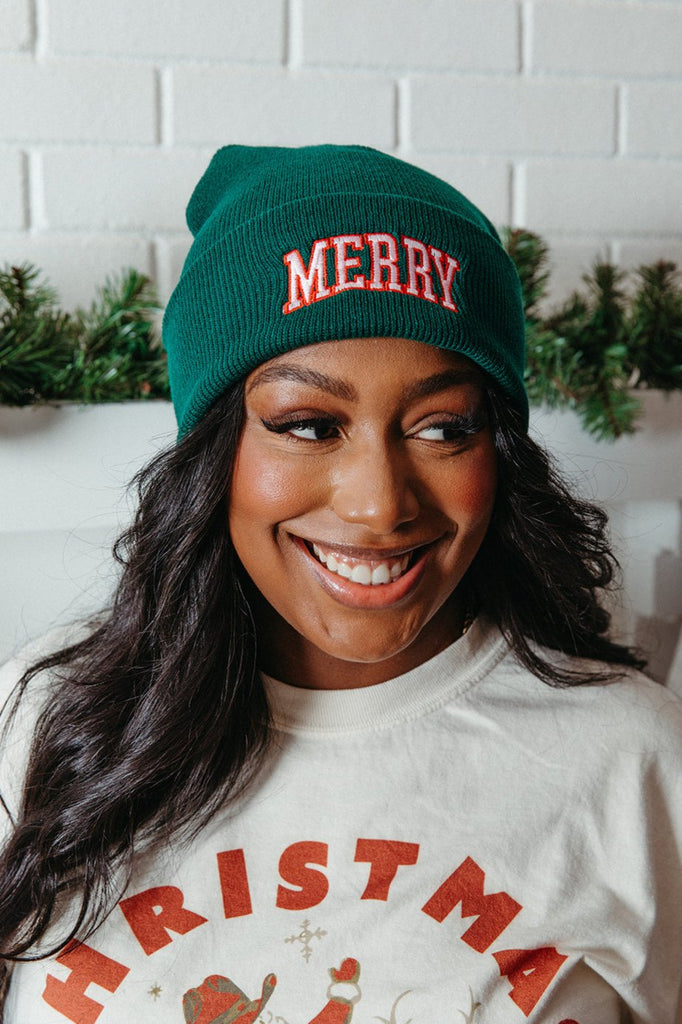 Merry Beanie - Girl Tribe Co. Holiday Collection