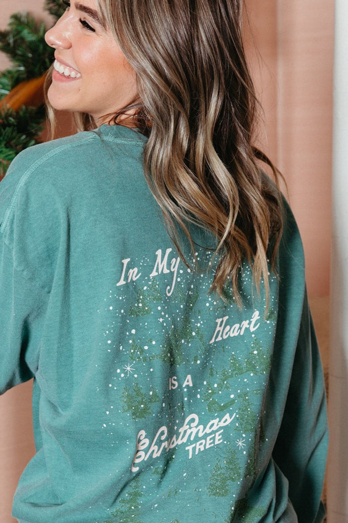 Christmas Tree Farm Long Sleeve Tee - Girl Tribe Co. Holiday Collection