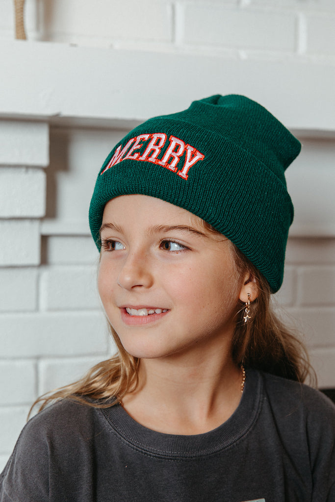 Merry Beanie - Girl Tribe Co. Holiday Collection