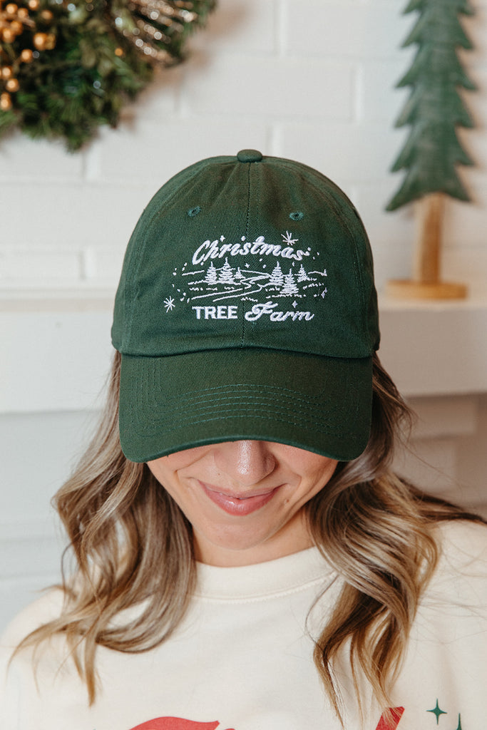 Christmas Tree Farm Hat - Girl Tribe Co. Holiday Collection