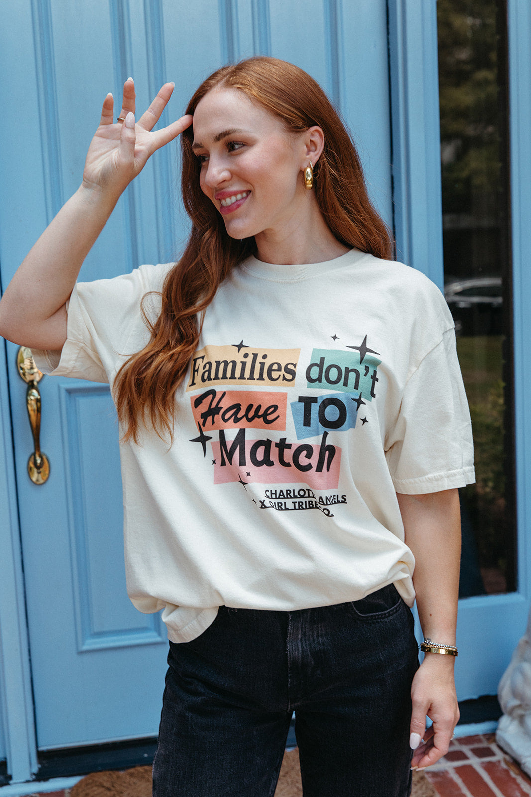 Charlotte Angels Families Don't Have To Match Tee