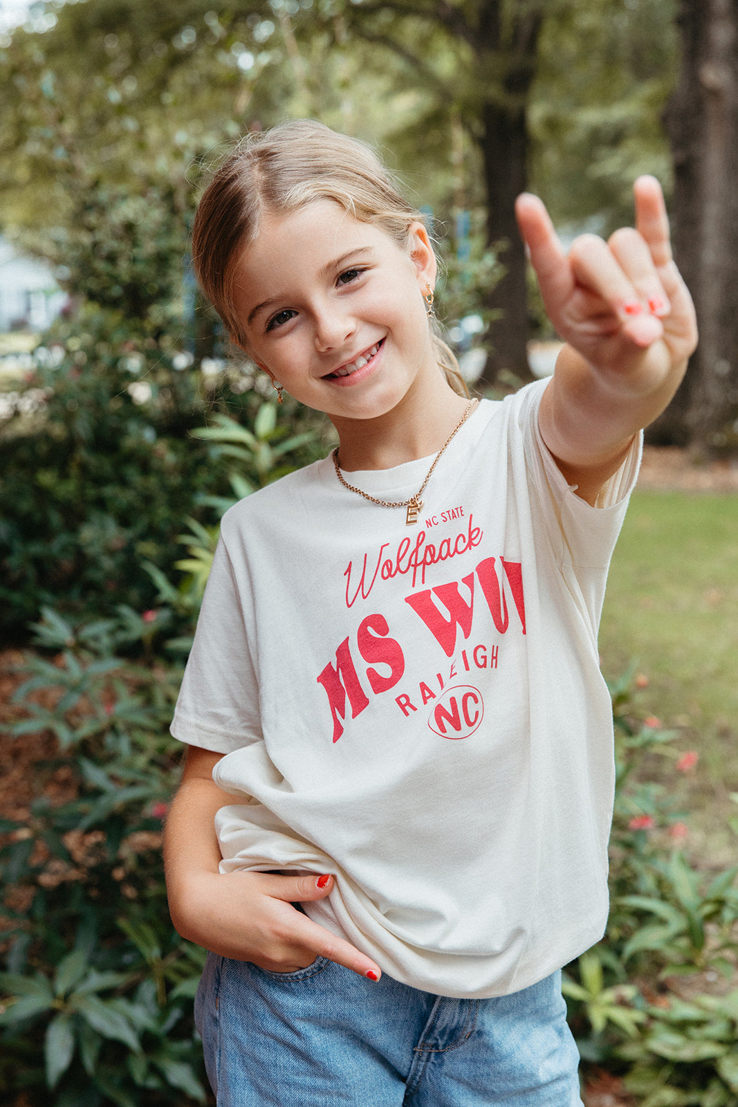 North Carolina State University: Youth Vintage Wolfpack Tee