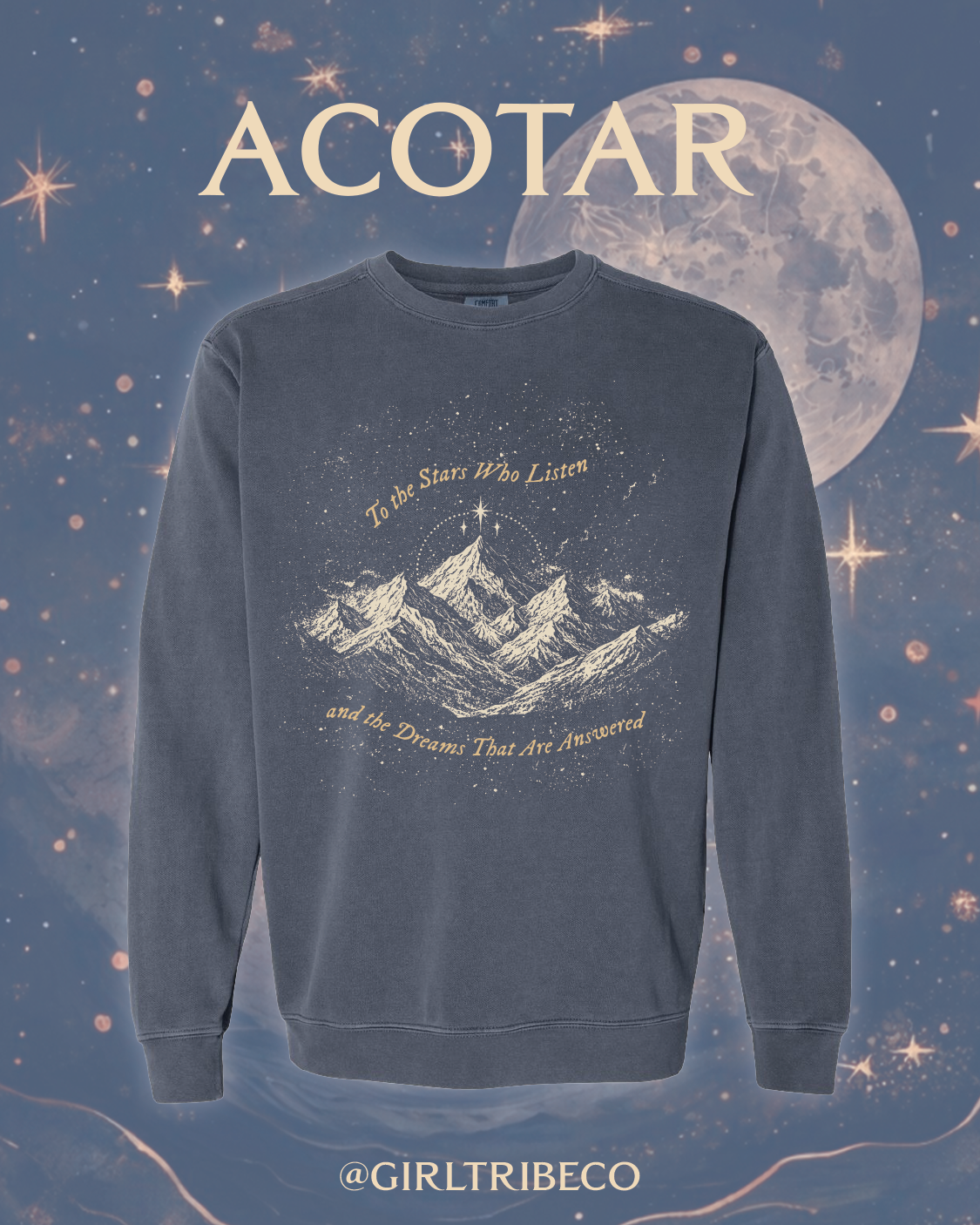 To the stars who listen sweatshirt