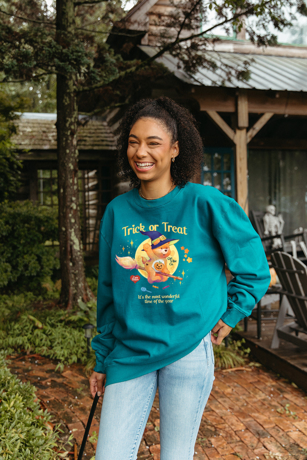 Care Bears Trick Or Treat Sweatshirt - Girl Tribe Co. Spooky Szn Collection