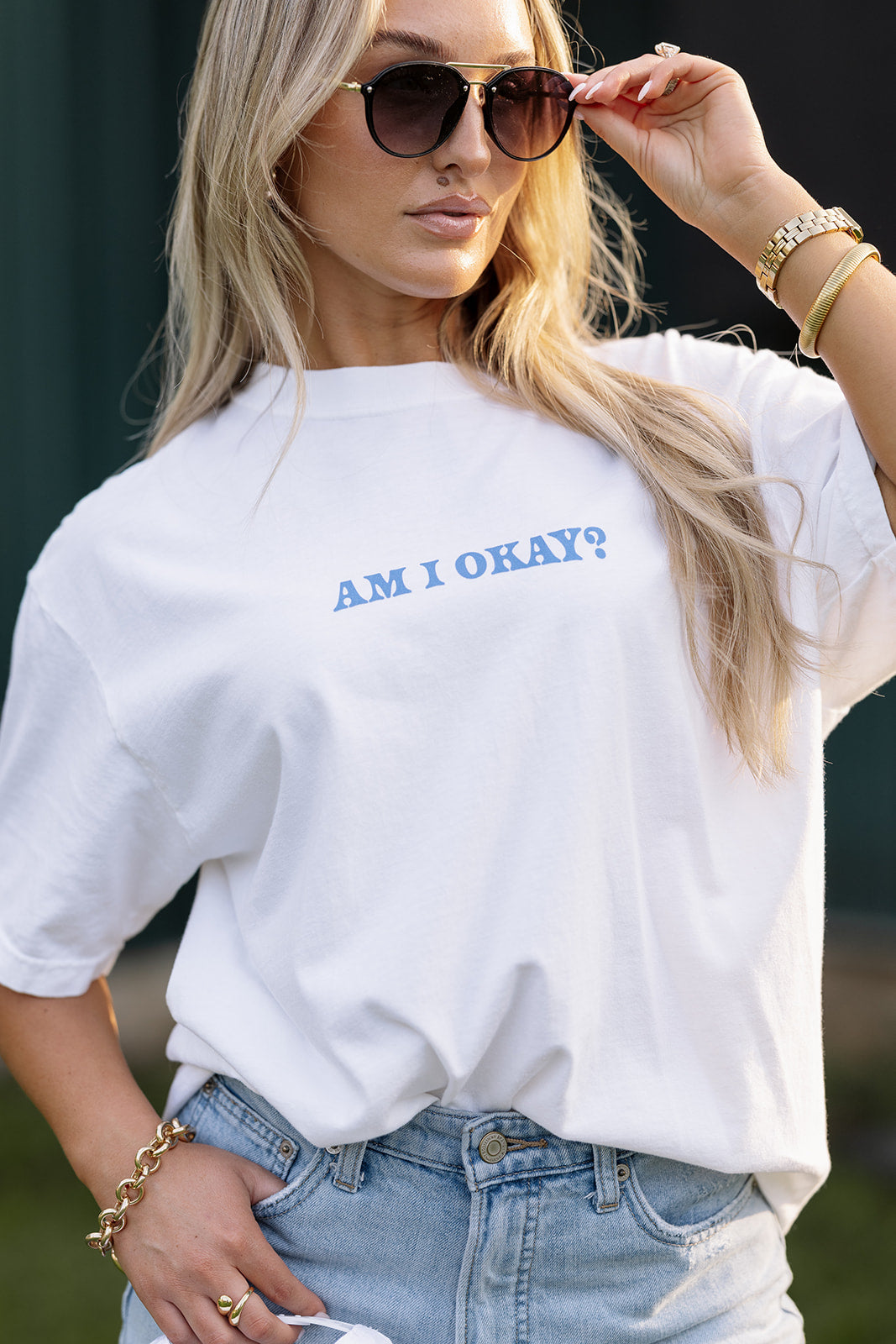 Am I Okay? Tee- Girl Tribe Co. Long Live Cowgirls 