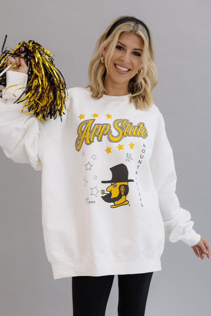 Appalachian State University: Go App State Sweatshirt- Girl Tribe Co. ASU X Girl Tribe 