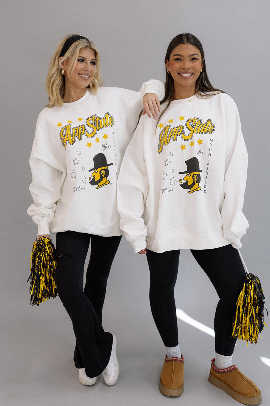 Appalachian State University: Go App State Sweatshirt- Girl Tribe Co. ASU X Girl Tribe 