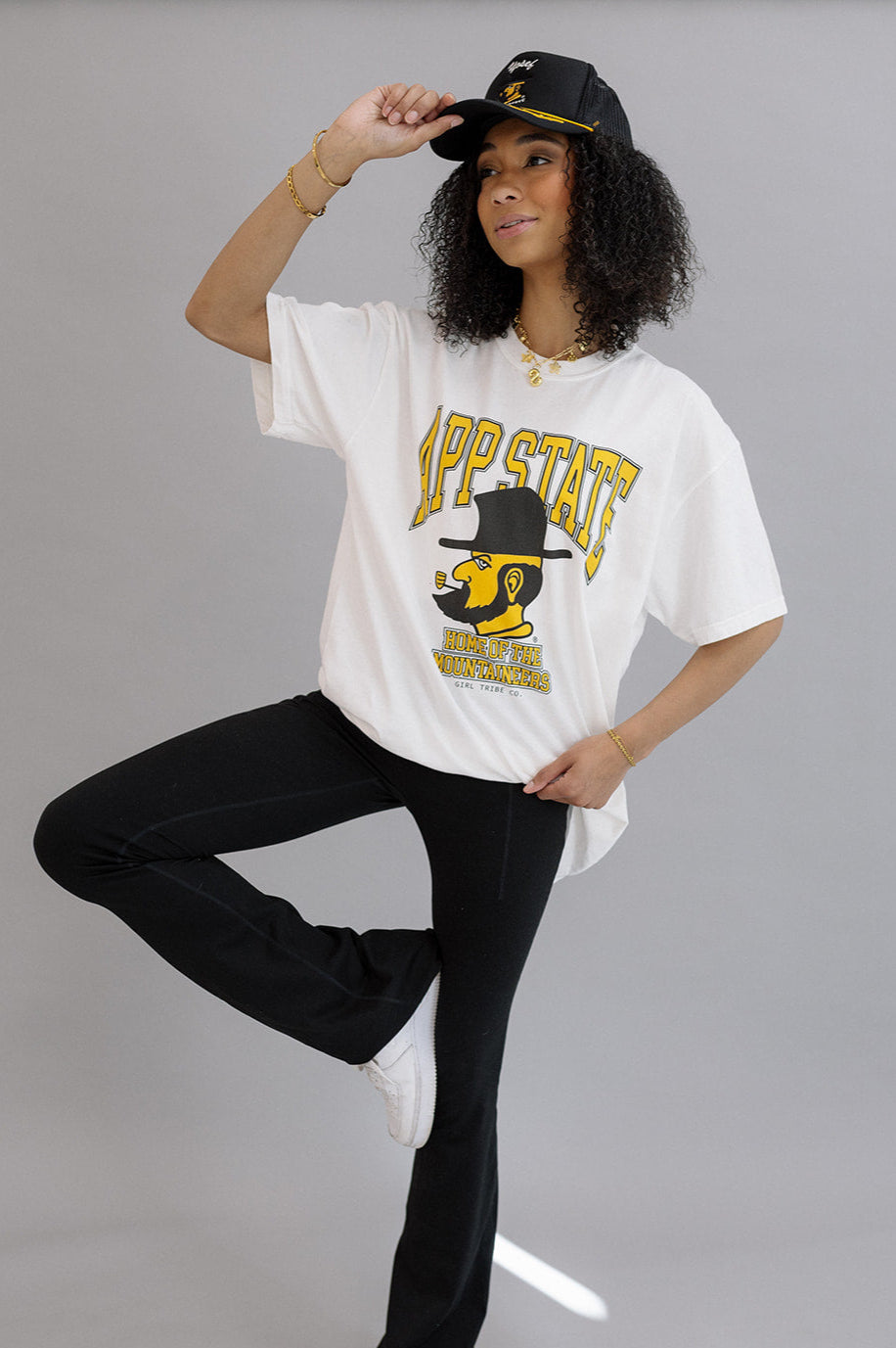 Appalachian State University: Home Of The Mountaineers Tee- Girl Tribe Co. ASU X Girl Tribe 