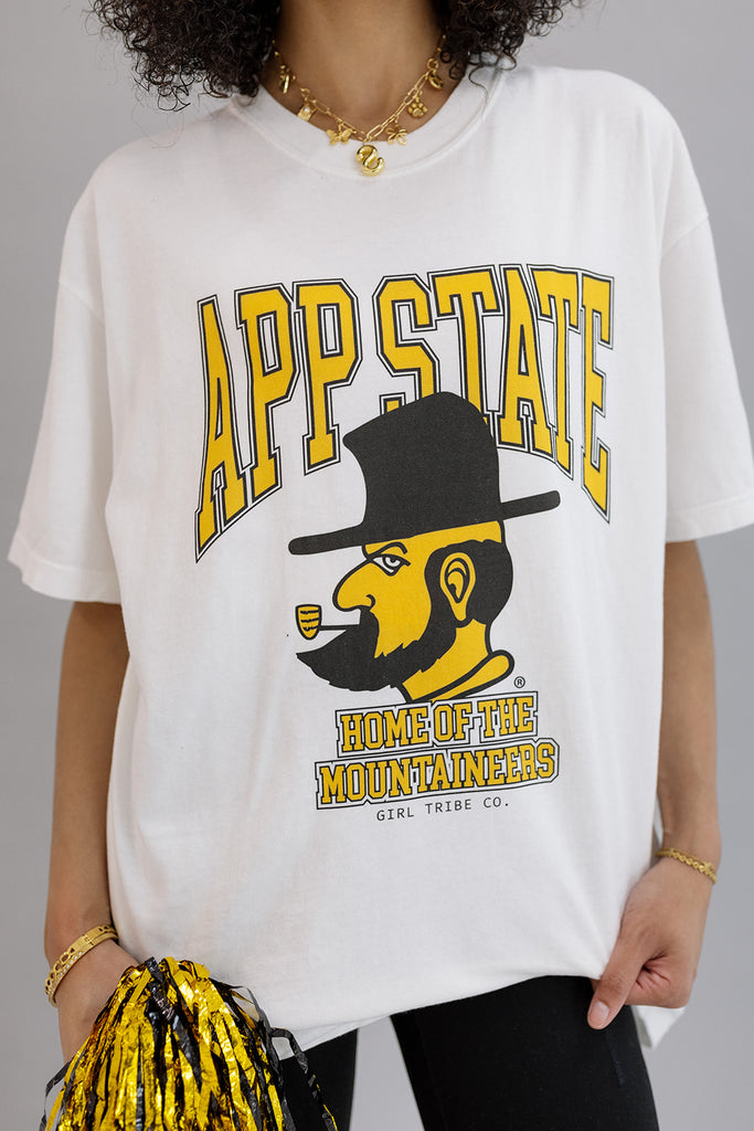 Appalachian State University: Home Of The Mountaineers Tee- Girl Tribe Co. ASU X Girl Tribe 