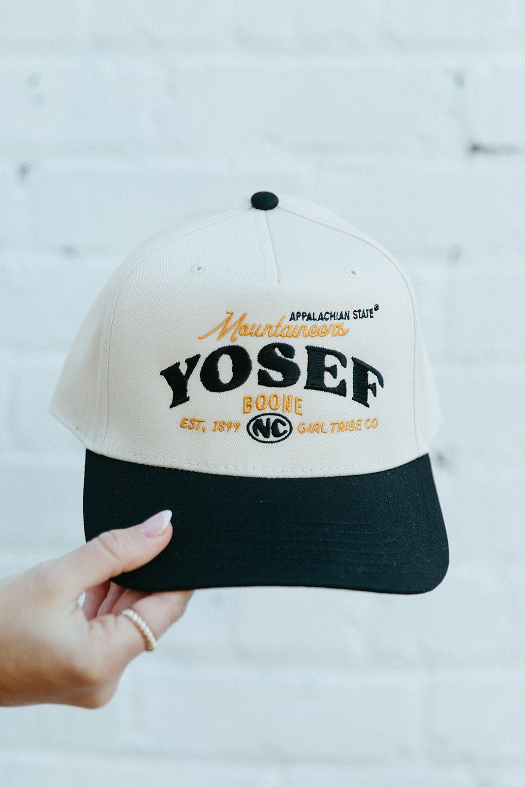 Appalachian State University: Vintage Yosef Two Toned Hat- Girl Tribe Co. ASU X Girl Tribe 