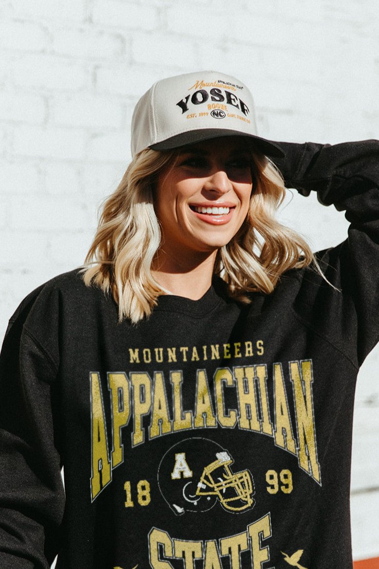 Appalachian State University: Vintage Yosef Two Toned Hat- Girl Tribe Co. ASU X Girl Tribe 