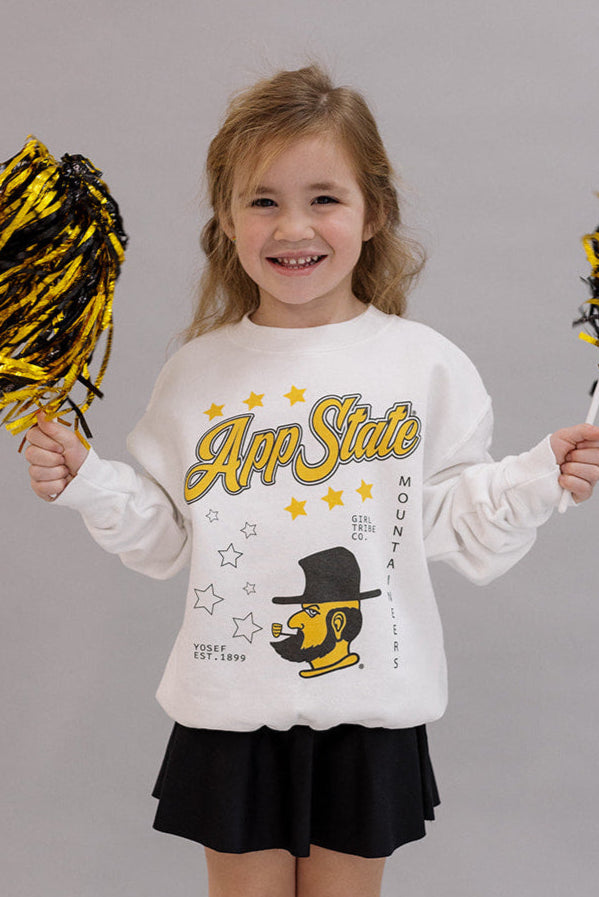 Appalachian State University: Youth Go App State Sweatshirt- Girl Tribe Co. ASU X Girl Tribe 