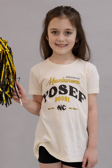 Appalachian State University: Youth Vintage Yosef Tee- Girl Tribe Co. ASU X Girl Tribe 
