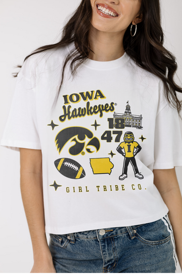 University of Iowa Crop Tee