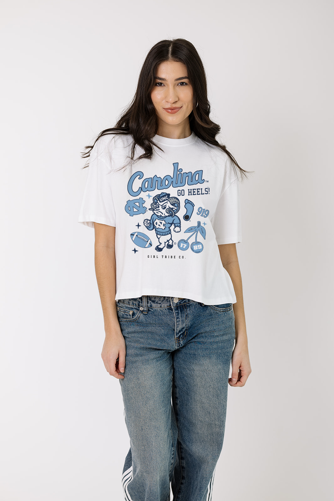 Chapel Hill Campus Boxy Crop Tee