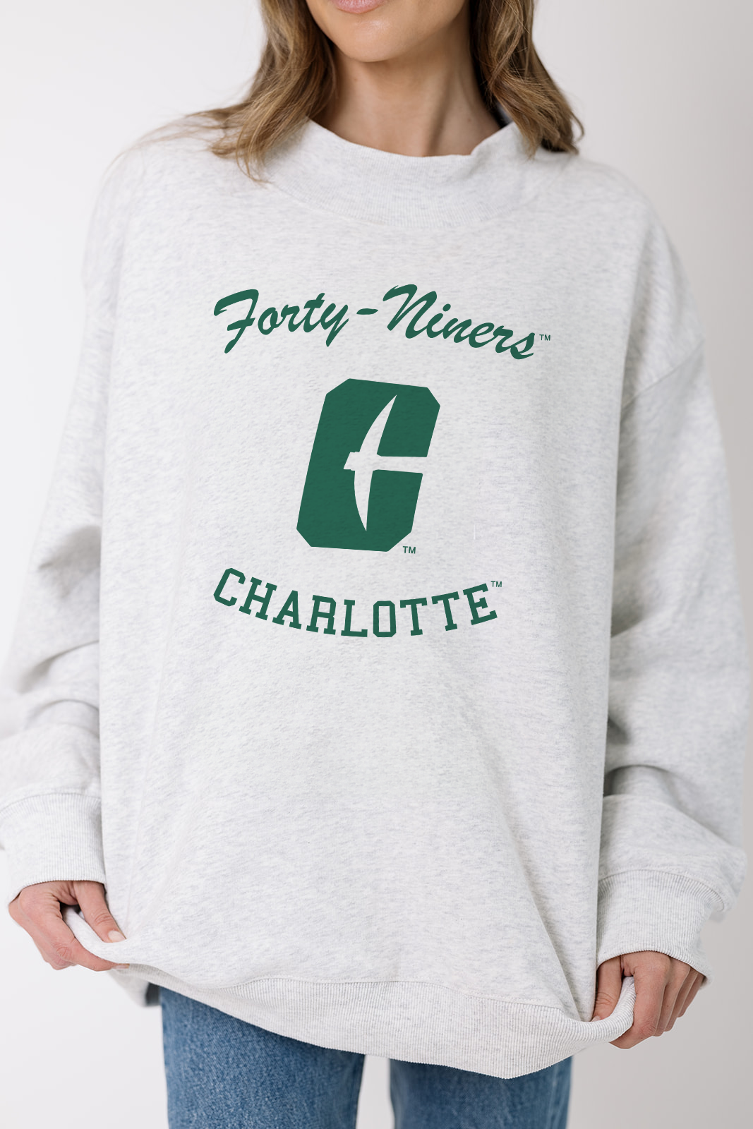 UNC Charlotte Niner Mock Neck