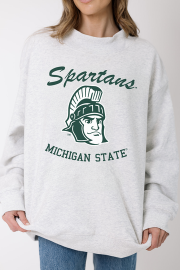 Michigan State University Spartans Mock Neck