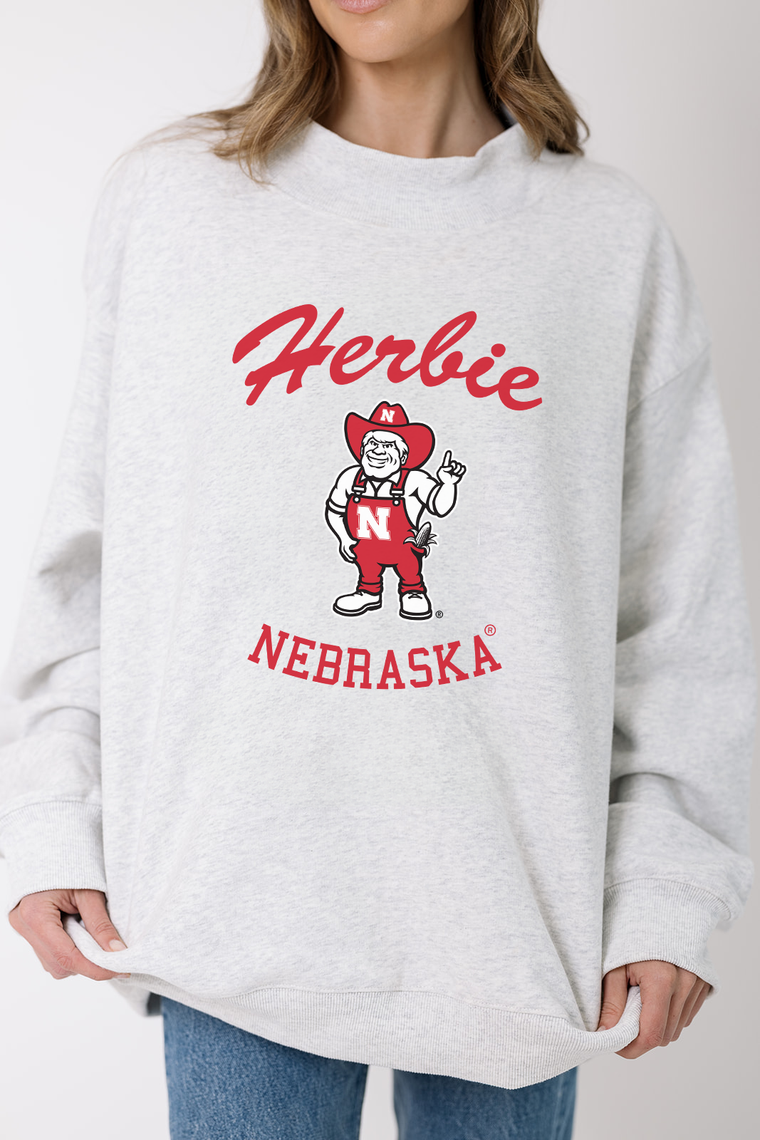 University of Nebraska Herbie Mock Neck