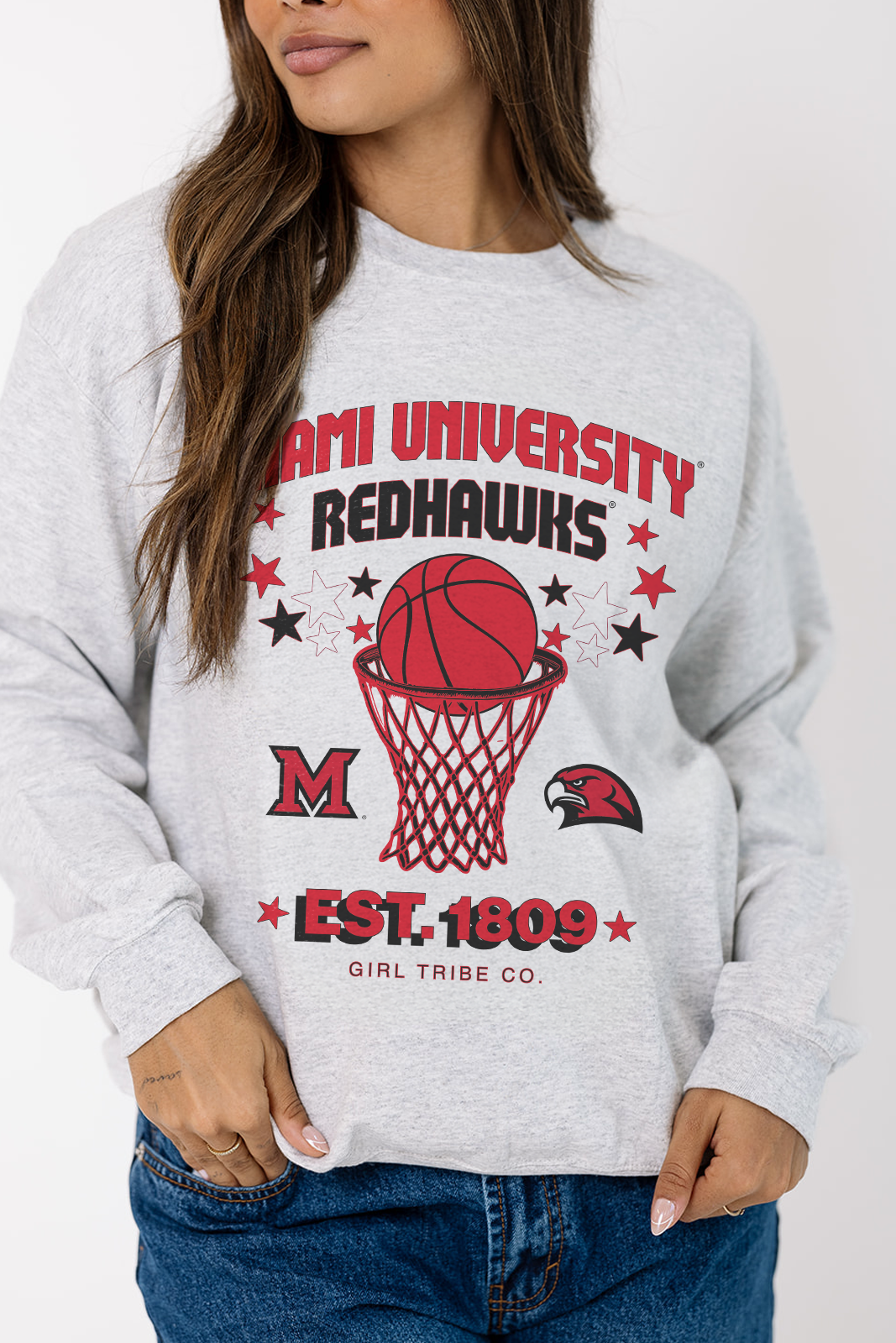 RedHawks Basketball Sweatshirt