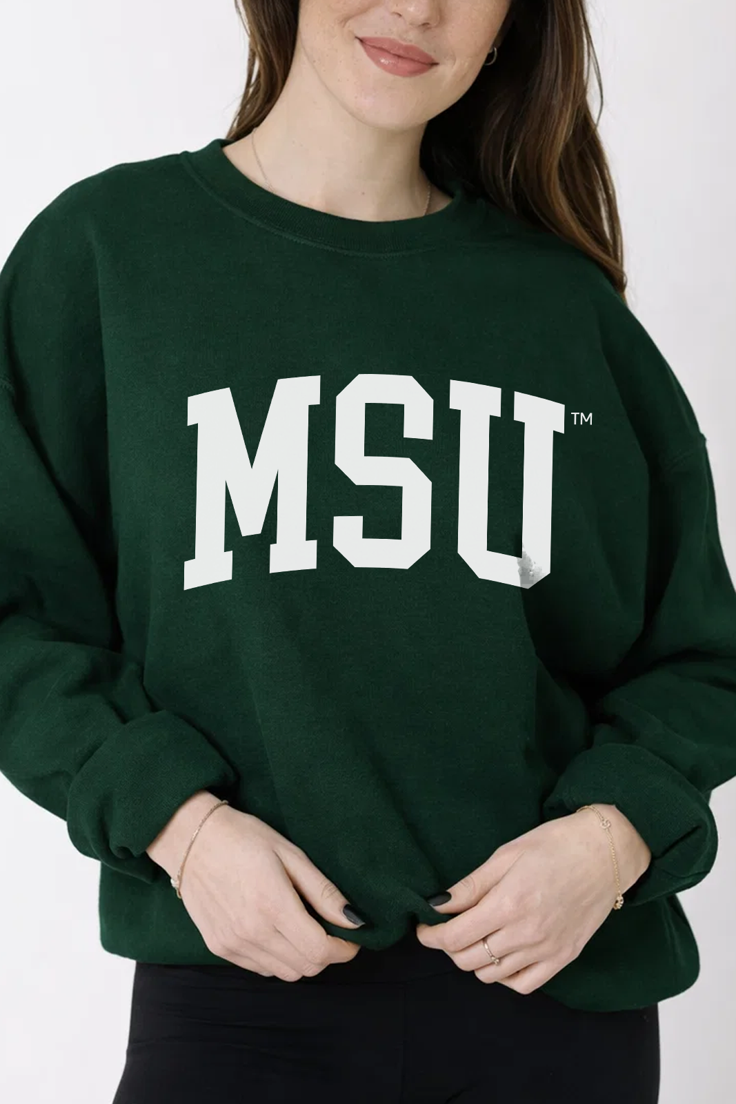 MSU Block Crewneck – Girl Tribe Co.