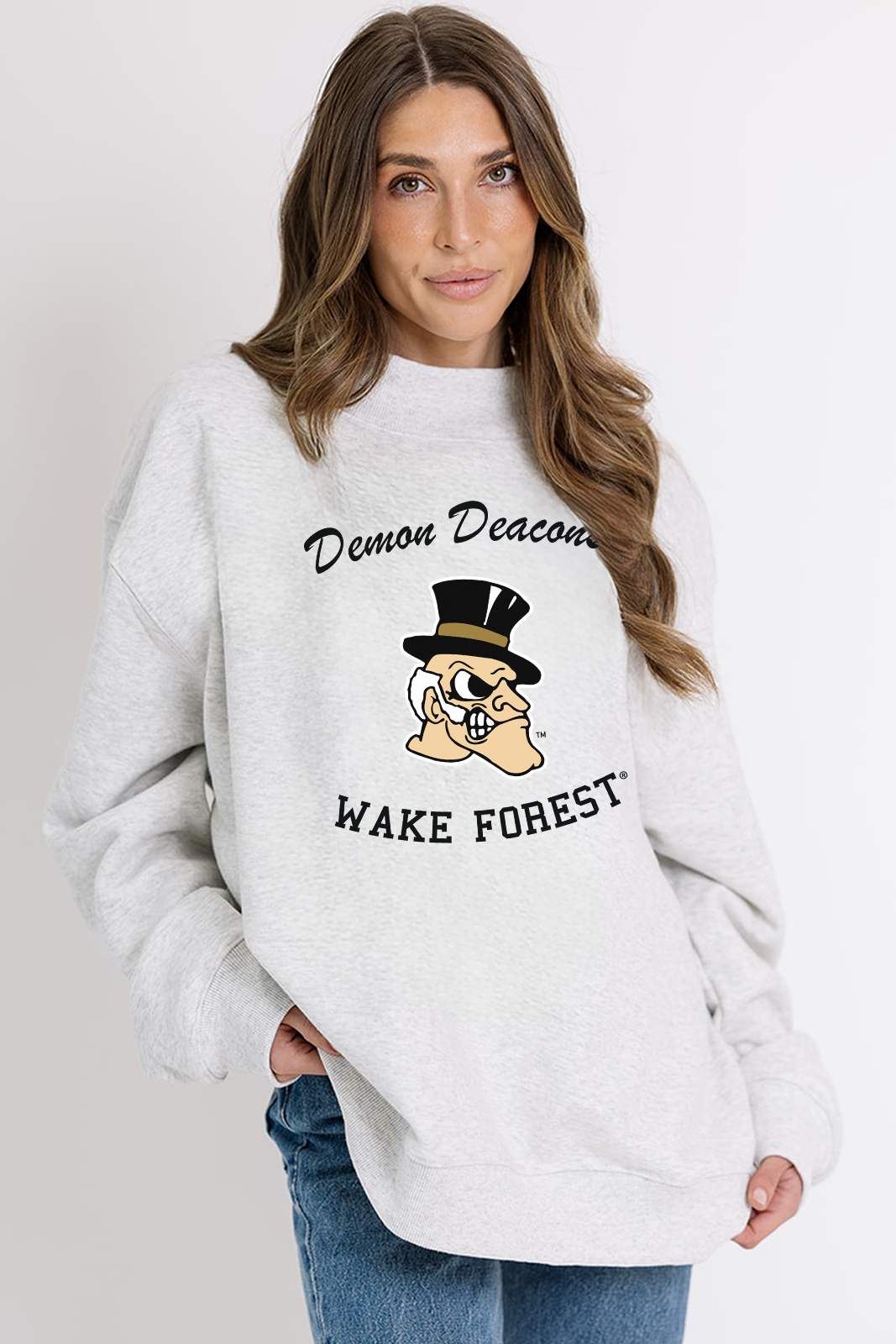 Wake Forest University Demon Deacons Mock Neck