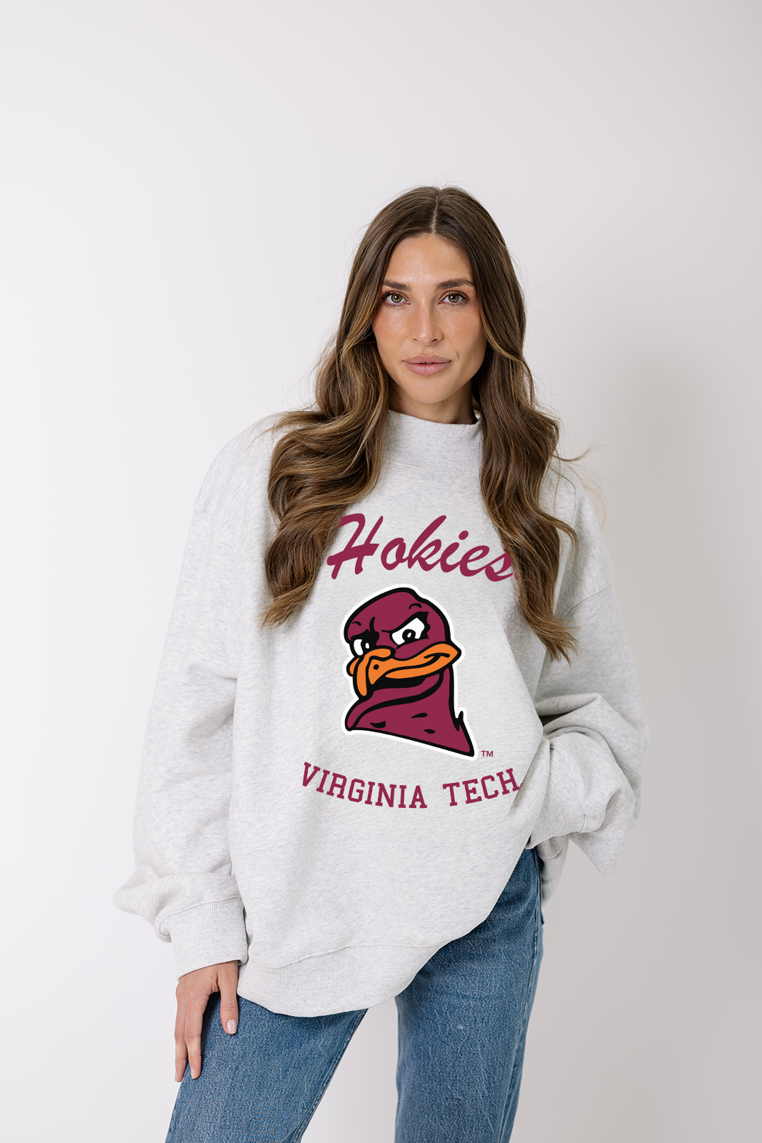 Virginia Tech Hokies Mock Neck