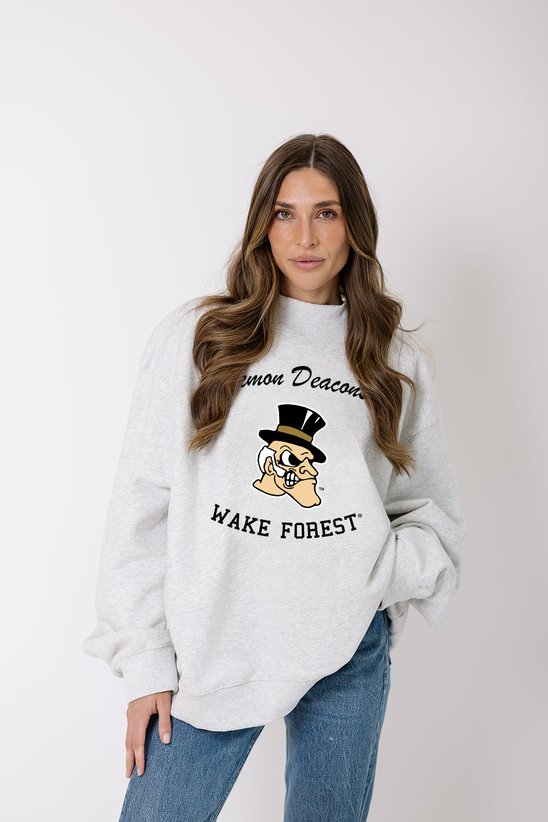 Wake Forest University Demon Deacons Mock Neck