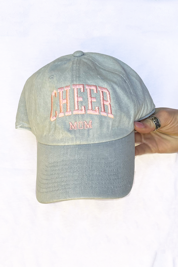 Cheer Mom Hat in Denim